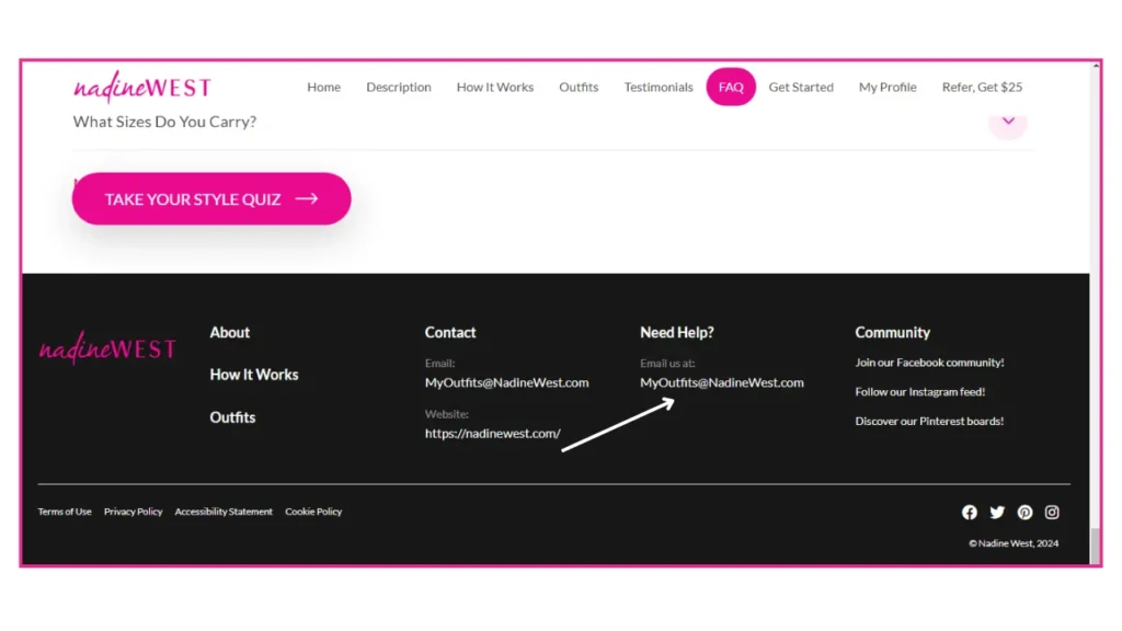 1.Cancel Nadine West Subscription Through Website