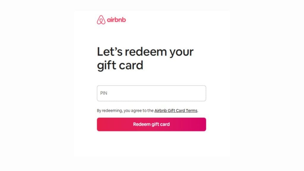 How to Use Airbnb Gift Card Online